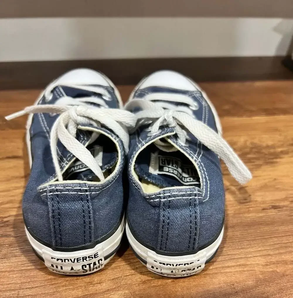 Converse Chuck Taylor All Star Low Top Blue Youth Sneakers Size 12